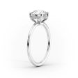 The Low Profile Kamellie Set With A 2.5 Carat Marquise Lab Diamond Hot on Sale