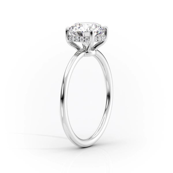 The Low Profile Kamellie Set With A 2.5 Carat Marquise Lab Diamond Hot on Sale