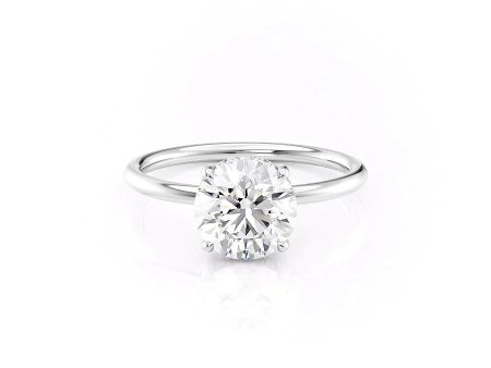 The Low Profile Kamellie Set With A 1 Carat Round Lab Diamond For Cheap