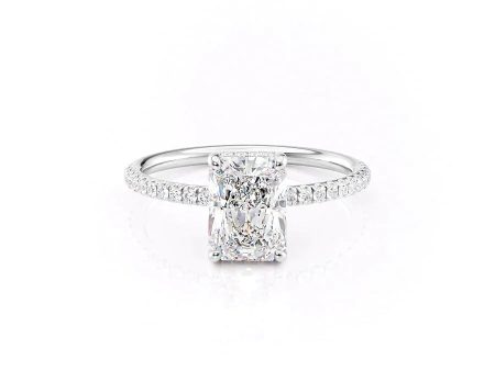 The Low Profile Kamellie Set With A 1 Carat Radiant Lab Diamond Cheap