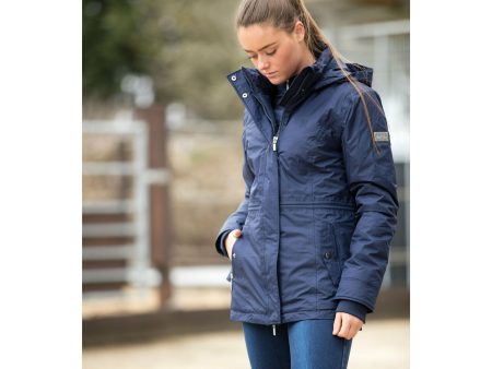 Mark Todd Inga Ladies Waterproof Jacket - Navy Cheap