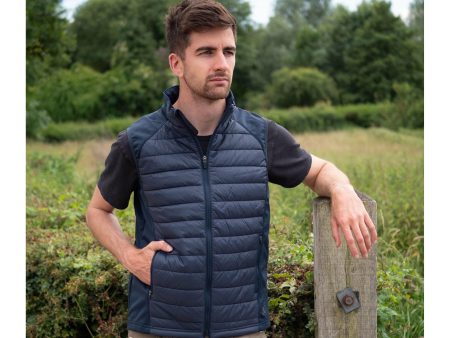 Mark Todd Unisex Quilted Gilet - Navy Discount