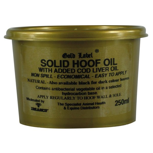 Gold Label Solid Hoof Oil For Sale