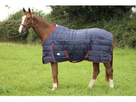 JHL Essential Medium Weight Stable Rug - Navy Burgundy Supply