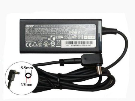 Acer laptop charger Genuine 45W AC Adapter For Acer ADP-45FE F ADP-45HE D Charger Power Supply Cord Supply