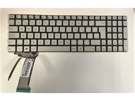 New Asus N752 N752V N752VX Silver CA Canadian Bilingual Backlit Keyboard Sale