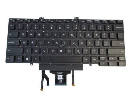 Dell Latitude 5400 5401 Backlit Dual Point Keyboard 3J9FC Sale