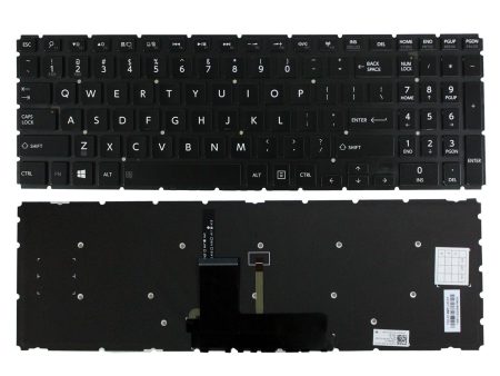 New Toshiba Satellite P55W-A P55W-B P55W-C US English Backlit Keyboard For Sale