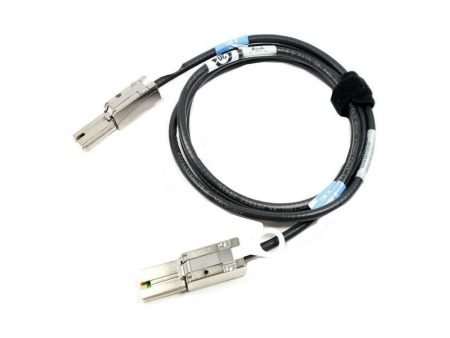 Dell EMC Amphenol Mini-SAS SFF-8088 to SFF-8088 Molex 2 Meter Cable Black 038-003-787 PPK2D 0PPK2D For Sale