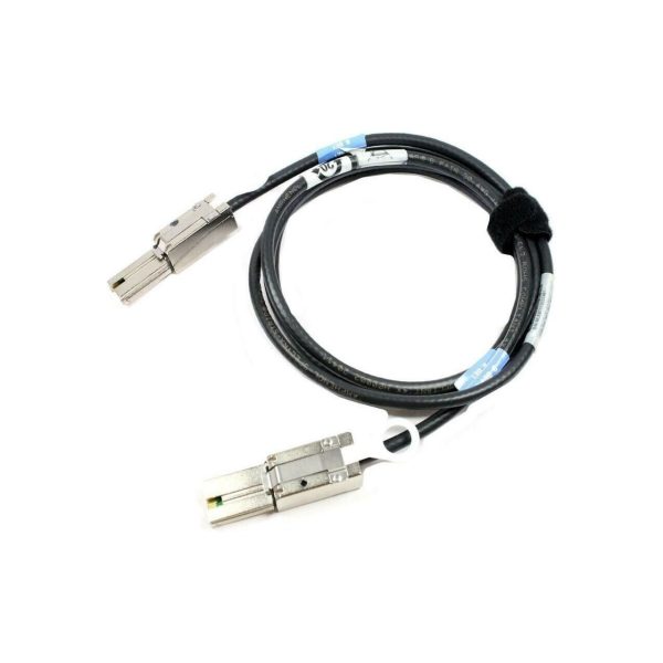 Dell EMC Amphenol Mini-SAS SFF-8088 to SFF-8088 Molex 2 Meter Cable Black 038-003-787 PPK2D 0PPK2D For Sale