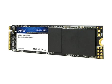 New Netac 256GB SSD N930E 3D NAND NVMe PCIe Gen3 M.2 2280 Internal Solid State Drive Discount