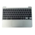 HP Chromebook 11 G5 Silver Palmrest Keyboard Touchpad 900818-001 Sale