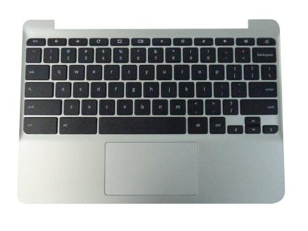 HP Chromebook 11 G5 Silver Palmrest Keyboard Touchpad 900818-001 Sale